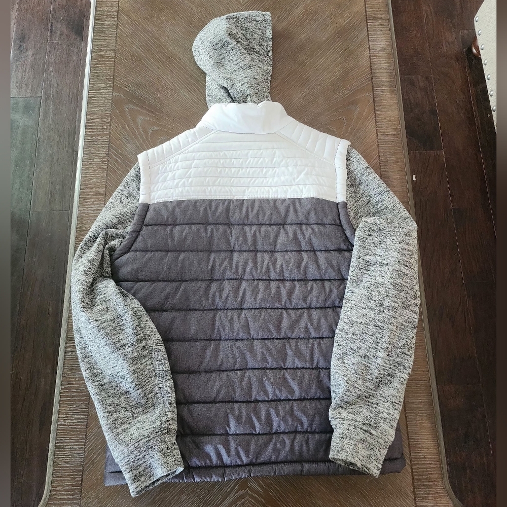 Hard Edge Men's Full Zip Hooded Jacket - Picture 3 of 6